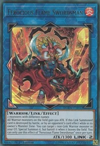 Ferocious Flame Swordsman [DUOV-EN032] Ultra Rare | Mega City Incorporated