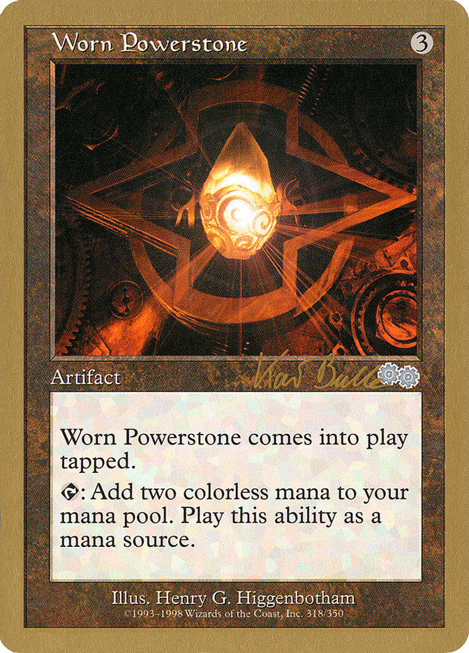 Worn Powerstone (Kai Budde) [World Championship Decks 1999] | Mega City Incorporated