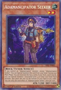 Adamancipator Seeker [SESL-EN001] Secret Rare | Mega City Incorporated