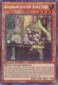 Adamancipator Analyzer [SESL-EN003] Secret Rare | Mega City Incorporated