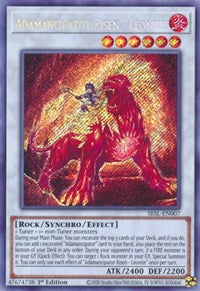 Adamancipator Risen - Leonite [SESL-EN007] Secret Rare | Mega City Incorporated