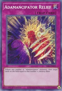 Adamancipator Relief [SESL-EN012] Secret Rare | Mega City Incorporated