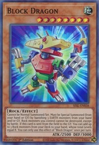 Block Dragon [SESL-EN038] Super Rare | Mega City Incorporated