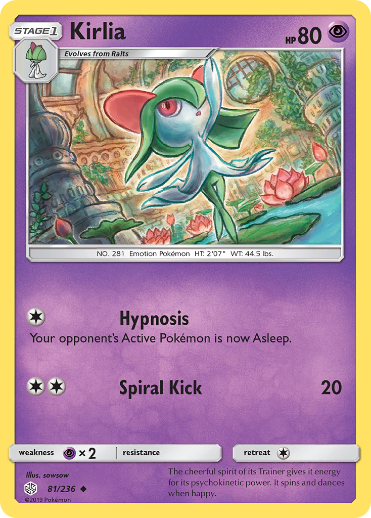 Kirlia (81/236) [Sun & Moon: Cosmic Eclipse] | Mega City Incorporated