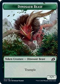 Dinosaur Beast Token [Ikoria: Lair of Behemoths] | Mega City Incorporated