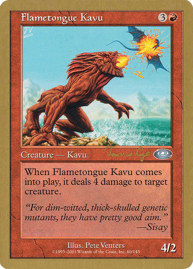 Flametongue Kavu (Tom van de Logt) [World Championship Decks 2001] | Mega City Incorporated