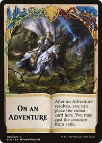 On An Adventure // Spirit Double-sided Token (Challenger 2020) [Unique and Miscellaneous Promos] | Mega City Incorporated