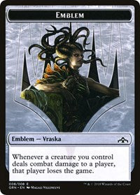 Vraska Emblem // Human Double-sided Token (Challenger 2020) [Unique and Miscellaneous Promos] | Mega City Incorporated