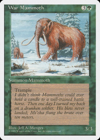 War Mammoth [Fourth Edition] | Mega City Incorporated