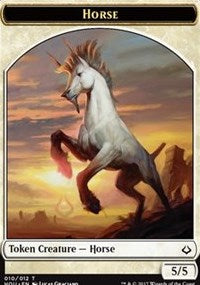 Horse // Zombie Double-sided Token [Hour of Devastation Tokens] | Mega City Incorporated