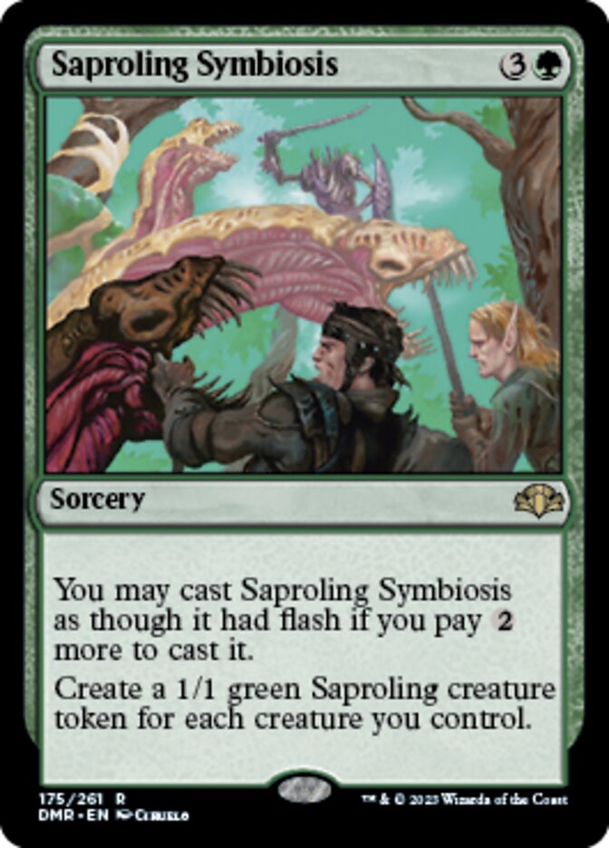 Saproling Symbiosis [Dominaria Remastered] | Mega City Incorporated