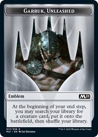 Emblem - Garruk, Unleashed [Core Set 2021] | Mega City Incorporated