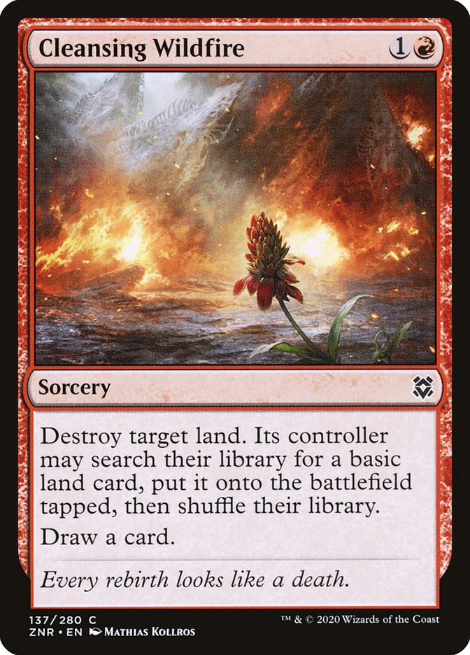 Cleansing Wildfire [Zendikar Rising] | Mega City Incorporated