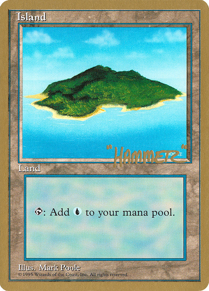 Island (shr367) (Shawn "Hammer" Regnier) [Pro Tour Collector Set] | Mega City Incorporated