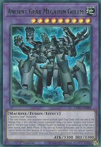 Ancient Gear Megaton Golem (Green) [LDS1-EN088] Ultra Rare | Mega City Incorporated