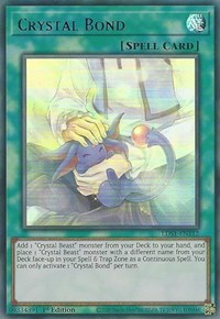 Crystal Bond (Blue) [LDS1-EN112] Ultra Rare | Mega City Incorporated