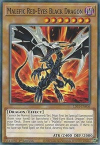 Malefic Red-Eyes Black Dragon [LDS1-EN006] Common | Mega City Incorporated