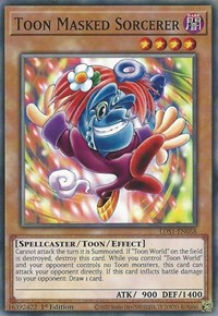 Toon Masked Sorcerer [LDS1-EN058] Common | Mega City Incorporated