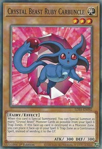 Crystal Beast Ruby Carbuncle [LDS1-EN092] Common | Mega City Incorporated