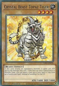 Crystal Beast Topaz Tiger [LDS1-EN096] Common | Mega City Incorporated