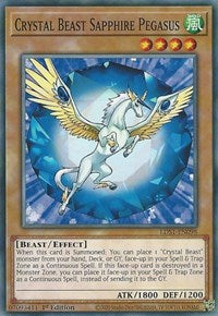 Crystal Beast Sapphire Pegasus [LDS1-EN098] Common | Mega City Incorporated