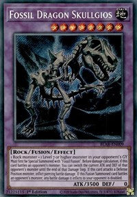 Fossil Dragon Skullgios [BLAR-EN009] Secret Rare | Mega City Incorporated