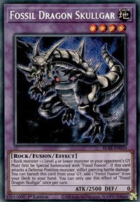 Fossil Dragon Skullgar [BLAR-EN010] Secret Rare | Mega City Incorporated