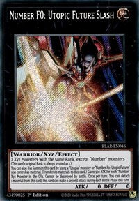 Number F0: Utopic Future Slash [BLAR-EN046] Secret Rare | Mega City Incorporated