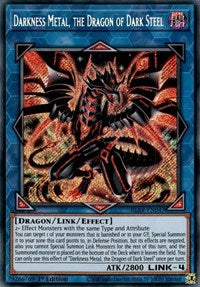 Darkness Metal, the Dragon of Dark Steel [BLAR-EN047] Secret Rare | Mega City Incorporated