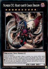 Number C92: Heart-eartH Chaos Dragon [BLAR-EN069] Secret Rare | Mega City Incorporated