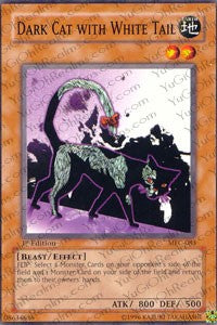 Dark Cat with White Tail [MFC-083] Common | Mega City Incorporated