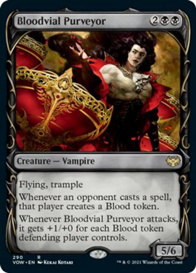 Bloodvial Purveyor (Showcase Fang Frame) [Innistrad: Crimson Vow] | Mega City Incorporated