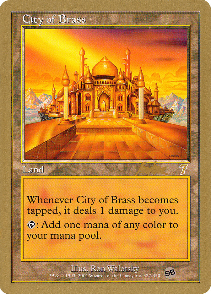 City of Brass (Brian Kibler) (SB) [World Championship Decks 2002] | Mega City Incorporated