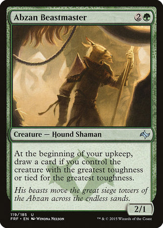 Abzan Beastmaster [Fate Reforged] | Mega City Incorporated