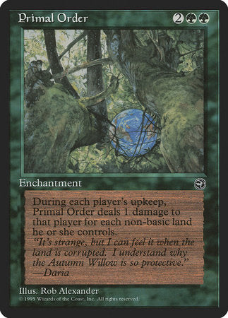 Primal Order [Homelands] | Mega City Incorporated