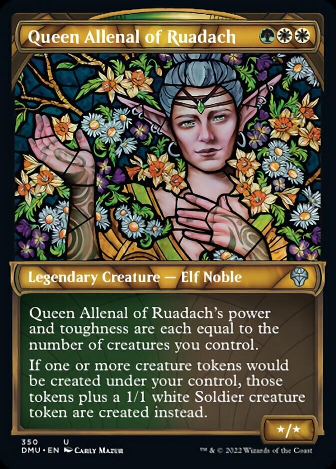 Queen Allenal of Ruadach (Showcase Textured) [Dominaria United] | Mega City Incorporated