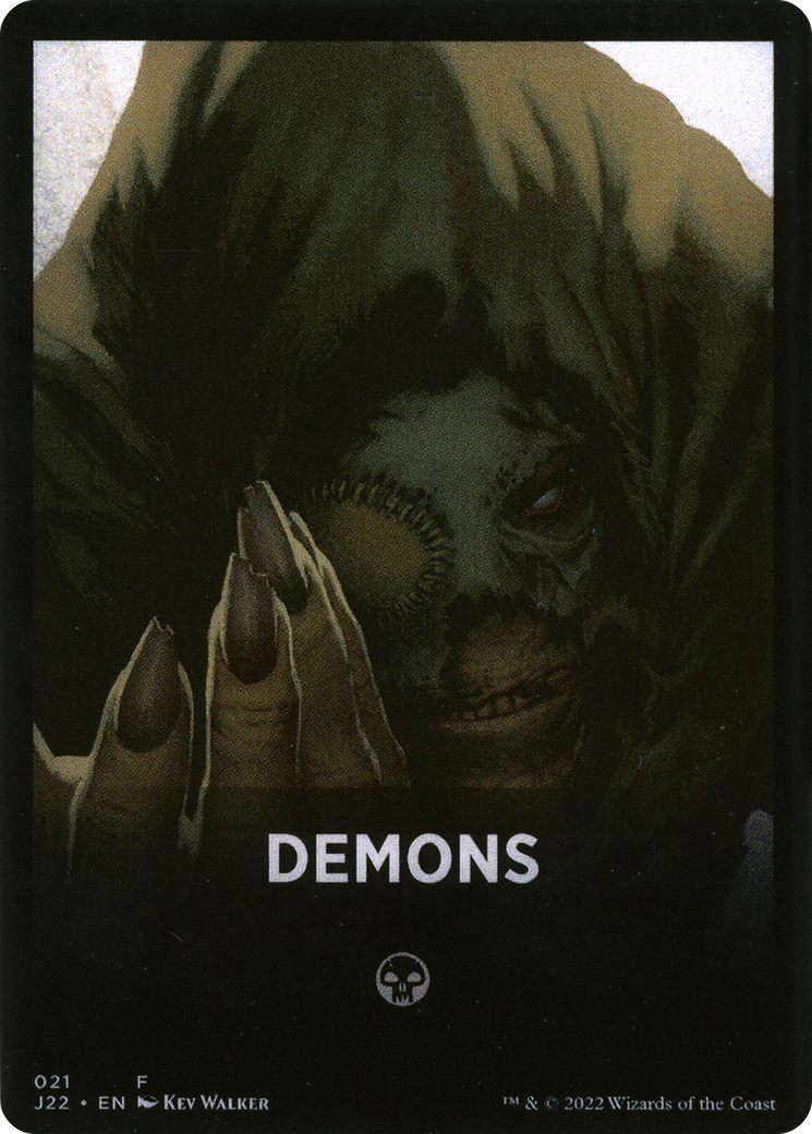 Demons Theme Card [Jumpstart 2022 Front Cards] | Mega City Incorporated