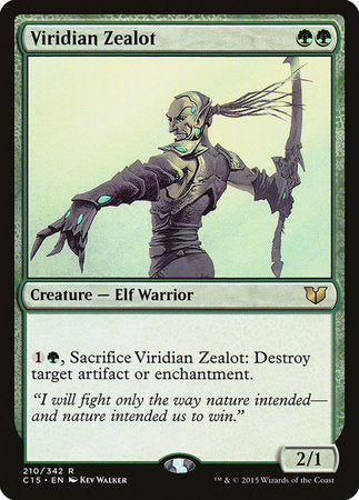 Viridian Zealot [Commander 2015] | Mega City Incorporated