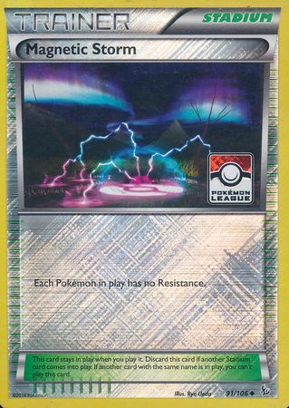 Magnetic Storm (91/106) (League Promo) [XY: Flashfire] | Mega City Incorporated