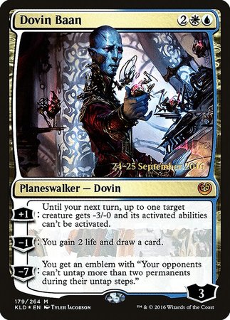 Dovin Baan [Kaladesh Promos] | Mega City Incorporated