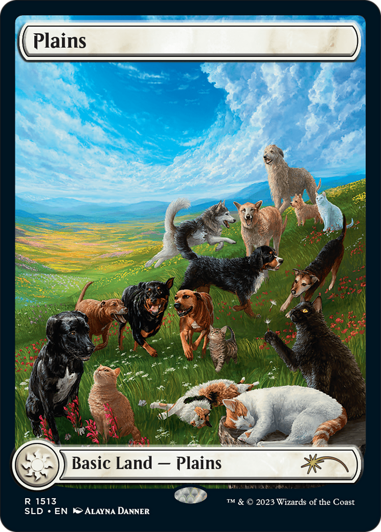 Plains (1513) [Secret Lair Commander Deck: Raining Cats and Dogs] | Mega City Incorporated