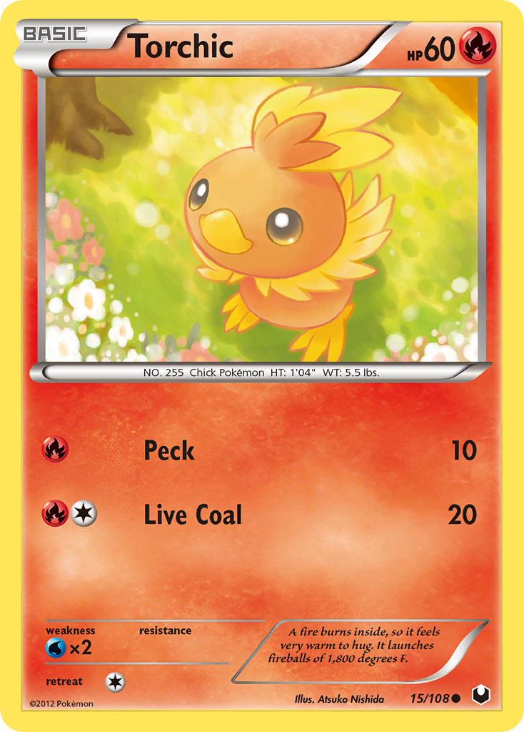 Torchic (15/108) [Black & White: Dark Explorers] | Mega City Incorporated