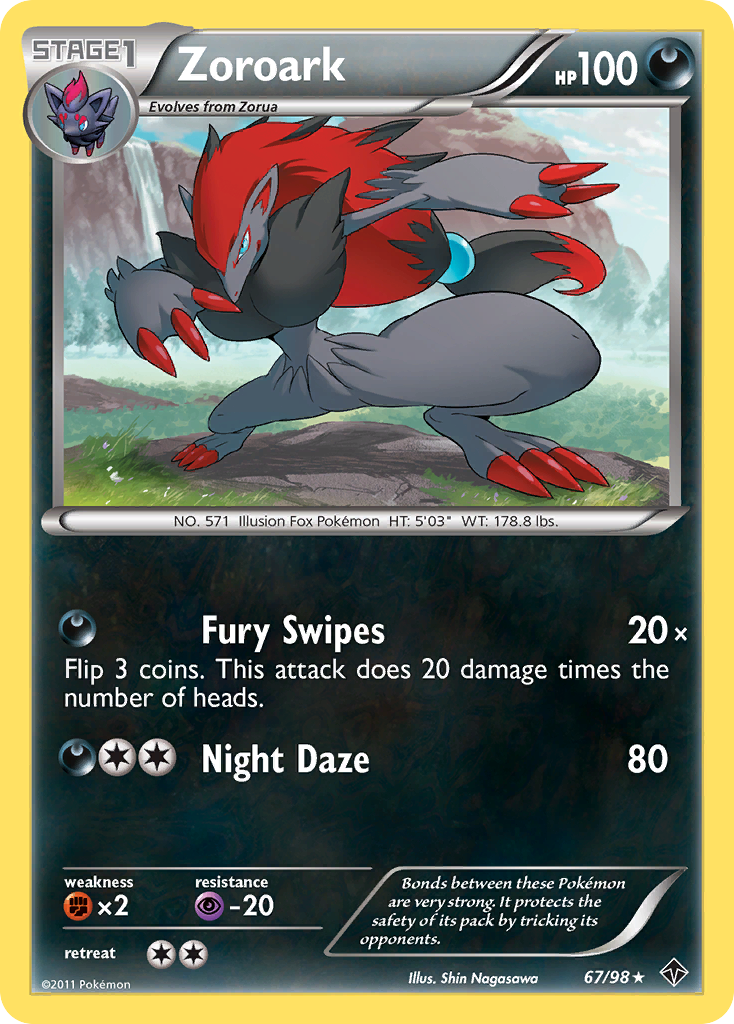 Zoroark (67/98) [Black & White: Emerging Powers] | Mega City Incorporated