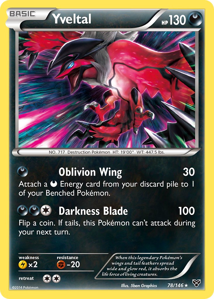 Yveltal (78/146) (Theme Deck Exclusive) [XY: Base Set] | Mega City Incorporated