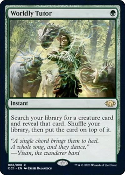 Worldly Tutor [Commander Collection: Green] | Mega City Incorporated