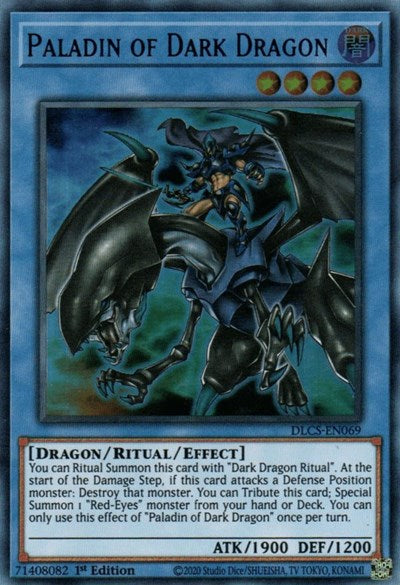 Paladin of Dark Dragon [DLCS-EN069] Ultra Rare | Mega City Incorporated