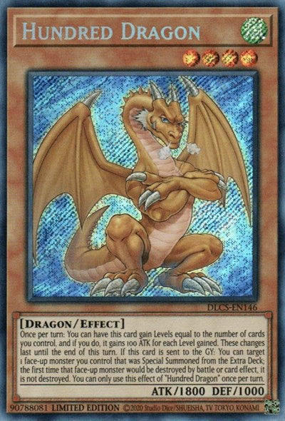 Hundred Dragon [DLCS-EN146] Secret Rare | Mega City Incorporated