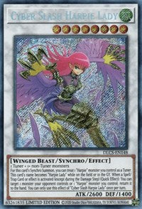 Cyber Slash Harpie Lady [DLCS-EN148] Secret Rare | Mega City Incorporated