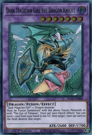 Dark Magician Girl the Dragon Knight (Alternate Art) [DLCS-EN006] Ultra Rare | Mega City Incorporated