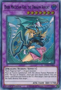 Dark Magician Girl the Dragon Knight (Alternate Art) (Blue) [DLCS-EN006] Ultra Rare | Mega City Incorporated